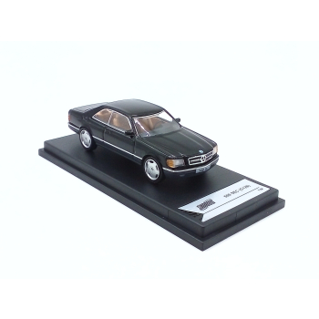 Mercedes 500 SEC (C126) black - skala 1:64 - Shadow